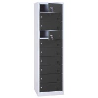 LÜLLMANN Schließfachschrank mit Ladefunktion...