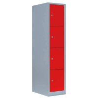 LÜLLMANN Schließfachschrank feuerrot,...