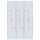 LÜLLMANN Z-Spind signalweiß 525127, 6 Schließfächer 118,5 x 50,0 x 180,0 cm