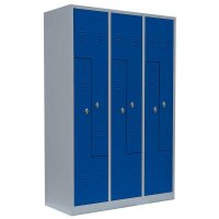 LÜLLMANN Z-Spind enzianblau, lichtgrau 525121, 6...