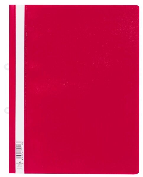 DURABLE Schnellhefter Kunststoff rot DIN A4 überbreit, 25 St.