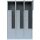 LÜLLMANN Z-Spind lichtgrau 525120, 6 Schließfächer 118,5 x 50,0 x 180,0 cm