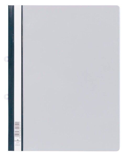 DURABLE Schnellhefter Kunststoff grau DIN A4 überbreit, 25 St.