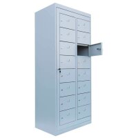 LÜLLMANN Schließfachschrank lichtgrau 526280,...