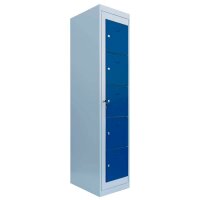 LÜLLMANN Schließfachschrank enzianblau,...