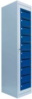 LÜLLMANN Schließfachschrank enzianblau,...