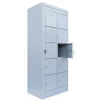LÜLLMANN Schließfachschrank lichtgrau 526250,...