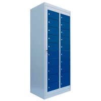 LÜLLMANN Schließfachschrank enzianblau,...