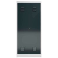 ClassiX Spind anthrazit, lichtgrau X-515718, 1 Schließfach 80,0 x 50,0 x 180,0 cm