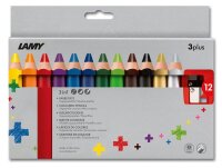 LAMY 3plus Buntstifte farbsortiert, 12 St.