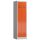 ClassiX Spind feuerrot, lichtgrau X-510404, 1 Schließfach 50,0 x 50,0 x 180,0 cm