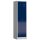 ClassiX Spind enzianblau, lichtgrau X-510701, 1 Schließfach 50,0 x 50,0 x 180,0 cm
