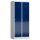 ClassiX Spind enzianblau, lichtgrau X-515121, 2 Schließfächer 80,0 x 50,0 x 180,0 cm