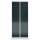 ClassiX Spind anthrazit, lichtgrau X-515128, 2 Schließfächer 80,0 x 50,0 x 180,0 cm