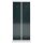ClassiX Spind anthrazit, lichtgrau X-515128, 2 Schließfächer 80,0 x 50,0 x 180,0 cm