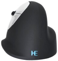 r-go HE Ergo Vertical Mouse Größe M links Maus ergonomisch kabellos schwarz, silber