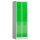 ClassiX Spind gelbgrün, lichtgrau X-520225, 4 Schließfächer 59,0 x 50,0 x 180,0 cm