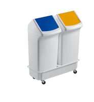 DURABLE Transportroller Durabin Square Trolley Duo 40...