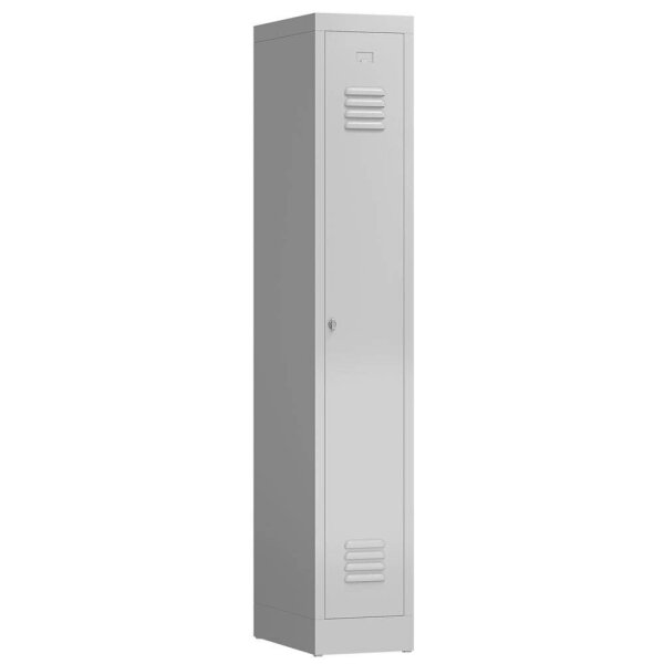 ClassiX Spind lichtgrau X-510110, 1 Schließfach 31,0 x 50,0 x 180,0 cm