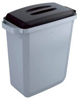 DURABLE Durabin 60 Mülleimer 60,0 l grau, schwarz, 1...