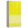 ClassiX Spind lichtgrau, zinkgelb X-510136, 3 Schließfächer 87,0 x 50,0 x 180,0 cm