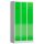 ClassiX Spind gelbgrün, lichtgrau X-510135, 3 Schließfächer 87,0 x 50,0 x 180,0 cm