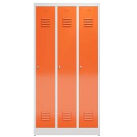 ClassiX Spind feuerrot, lichtgrau X-510134, 3...