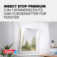 tesa Fliegengitter Insect Stop SUN PROTECT anthrazit 1,3 x 1,5 m