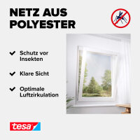 tesa Fliegengitter Insect Stop SUN PROTECT anthrazit 1,3 x 1,5 m
