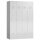 ClassiX Spind lichtgrau X-510140, 4 Schließfächer 118,0 x 50,0 x 180,0 cm