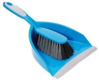 Kehrgarnitur blau Kunststoff 23,0 cm breit  ( 131820 )
