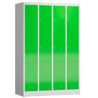 ClassiX Schließfachschrank gelbgrün, lichtgrau...