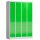 ClassiX Schließfachschrank gelbgrün, lichtgrau X-520345, 12 Schließfächer 118,5 x 50,0 x 180,0 cm