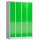 ClassiX Schließfachschrank gelbgrün, lichtgrau X-520345, 12 Schließfächer 118,5 x 50,0 x 180,0 cm