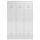 ClassiX Spind lichtgrau X-515130, 3 Schließfächer 118,5 x 50,0 x 180,0 cm