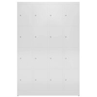 ClassiX Schließfachschrank lichtgrau X-520440, 16 Schließfächer 118,5 x 50,0 x 180,0 cm