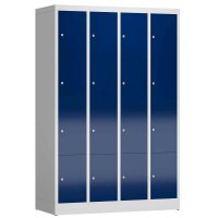 ClassiX Schließfachschrank enzianblau, lichtgrau...