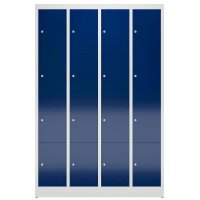 ClassiX Schließfachschrank enzianblau, lichtgrau...