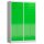 ClassiX Spind gelbgrün, lichtgrau X-510445, 2 Schließfächer 118,5 x 50,0 x 180,0 cm