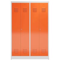 ClassiX Spind feuerrot, lichtgrau X-510444, 2...