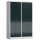 ClassiX Spind anthrazit, lichtgrau X-510448, 2 Schließfächer 118,5 x 50,0 x 180,0 cm