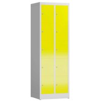 ClassiX Schließfachschrank lichtgrau, zinkgelb...