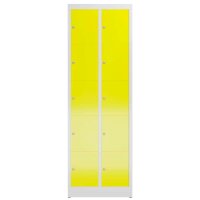 ClassiX Schließfachschrank lichtgrau, zinkgelb...