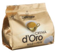 Dallmayr Crema dOro Kaffeepads, Arabicabohnen mild, 16 St.