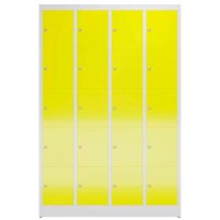 ClassiX Schließfachschrank lichtgrau, zinkgelb...