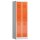 ClassiX Spind feuerrot, lichtgrau X-520224, 4 Schließfächer 59,0 x 50,0 x 180,0 cm