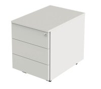 Kerkmann Rollcontainer weiß 3 Auszüge 42,0 x...