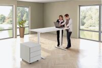 Kerkmann Rollcontainer weiß 3 Auszüge 42,0 x 60,0 x 54,0 cm