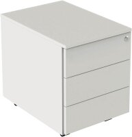 Kerkmann Rollcontainer weiß 3 Auszüge 42,0 x 60,0 x 54,0 cm