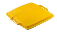 DURABLE Durabin 90 Mülleimer 90,0 l grau, gelb, 1 St.